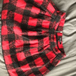 Red Buffalo Plaid Skirt